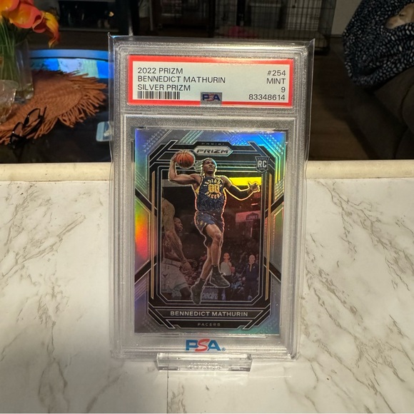 Benedict Mathurin - Silver Prizm - RC PSA 9 - 2022-23 Prizm - Pacers Rookie - Picture 1 of 2